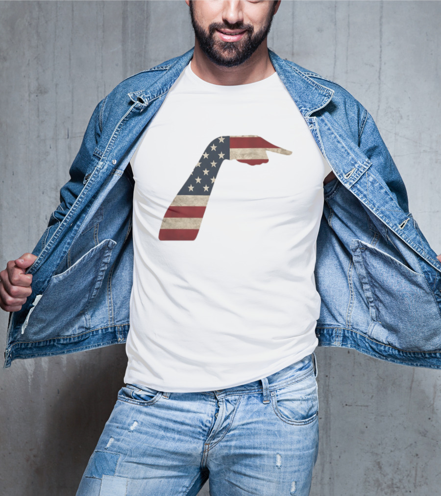 Sophie Cunningham American Flag Pointing Hand Patriotic USA Indiana Fever 2026 T-Shirt