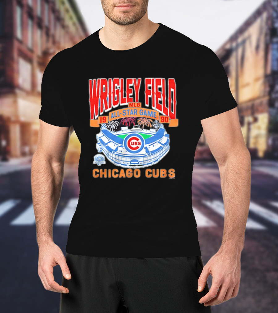 Wrigley Field 1990 MLB All Star Game Chicago Cubs T-Shirt