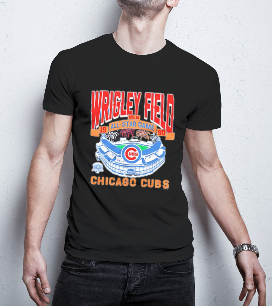 Wrigley Field 1990 MLB All Star Game Chicago Cubs T-Shirt