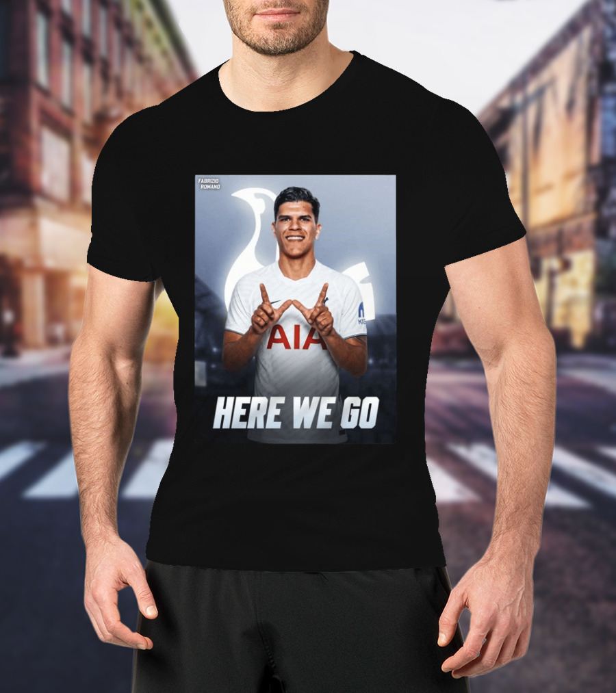 Fabrizio Romano Mateus Fernande Tottenham Here We Go T-Shirt