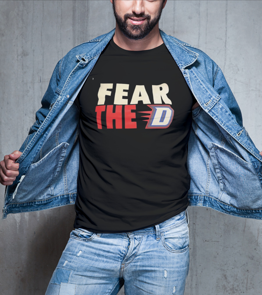 Fear The D DePaul Blue Demons Basketball Team Spirit T-Shirt