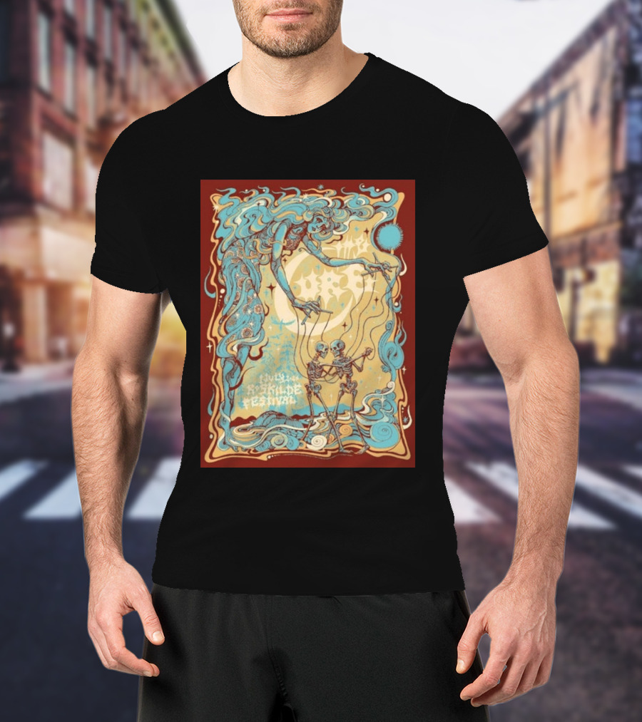 July Roskilde Festival 2026 Skeleton Puppet T-Shirt