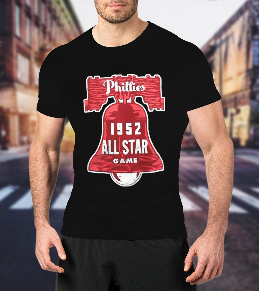 Phillies Liberty Bell 1952 All Star Game T-Shirt