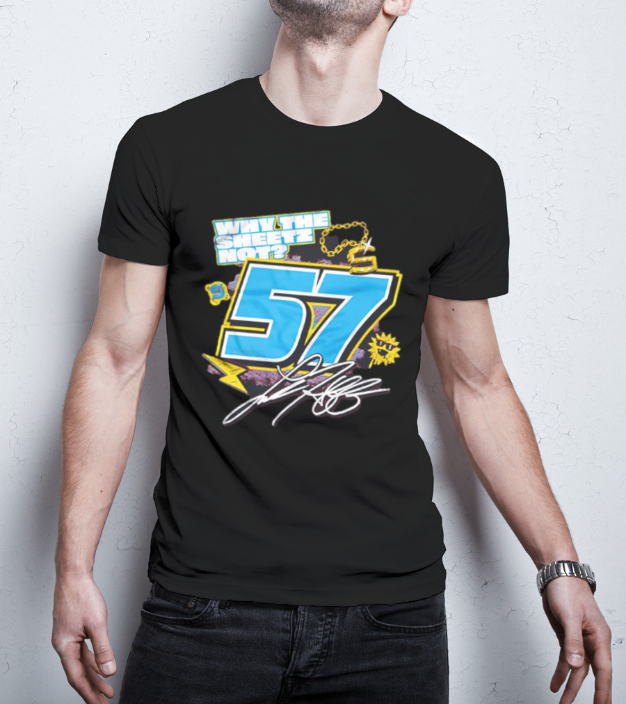 Why The Sheetz Not 57 Racing Motorsport Chain And Lightning T-Shirt