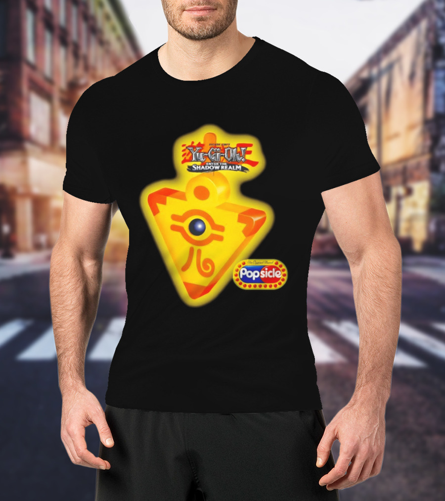 Shonen Jump Yu Gi Oh Enter The Shadow Realm Millennium Puzzle Popsicle T-Shirt
