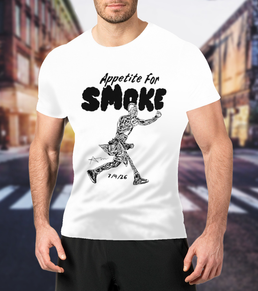 Appetite For Smoke Running Silhouette 7 26 T-Shirt