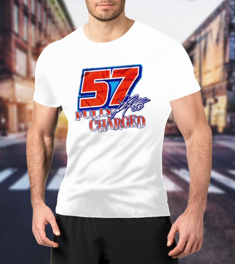 Kyle Larson 57 Fully Charged Hendrick Motorsports Racing Fan T-Shirt