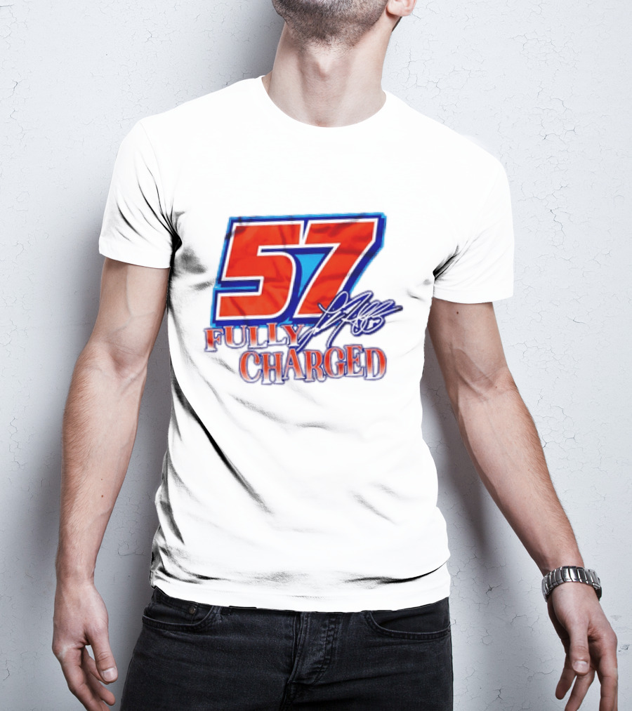 Kyle Larson 57 Fully Charged Hendrick Motorsports Racing Fan T-Shirt