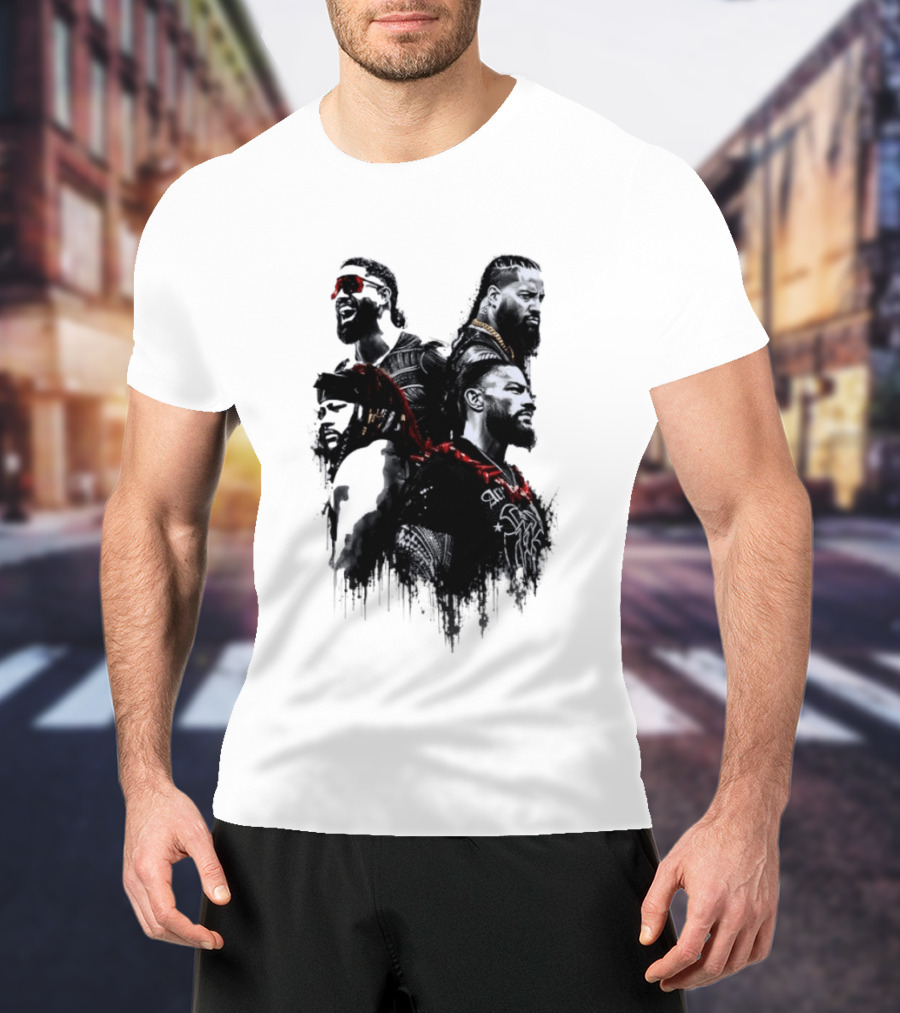 Bloodline Legacy Tribal Chief Wrestling Icons Collection T-Shirt