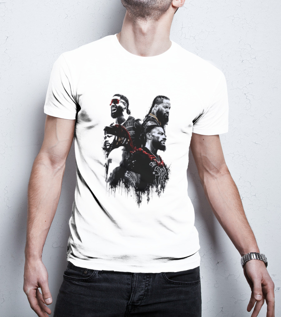 Bloodline Legacy Tribal Chief Wrestling Icons Collection T-Shirt