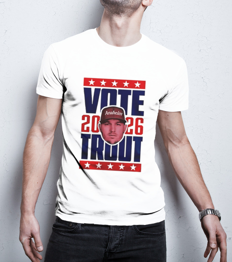 Vote Mike Trout Los Angeles Angels 2026 T-Shirt