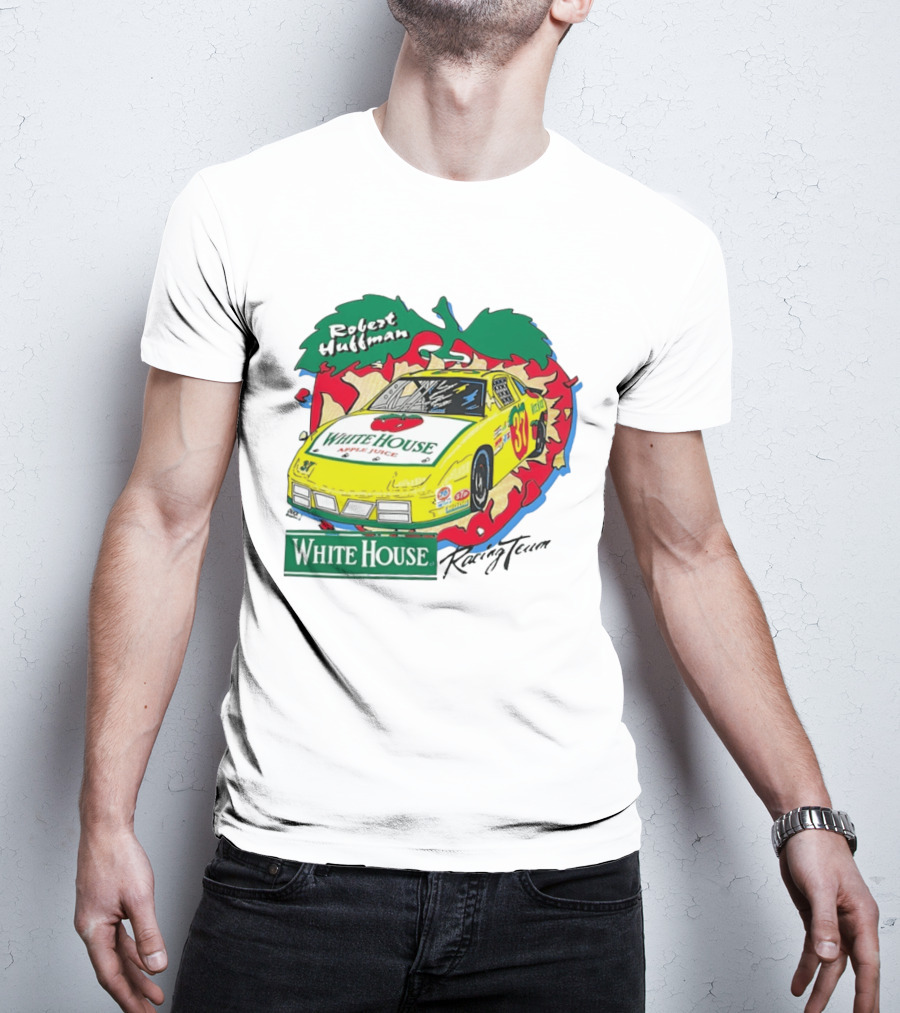 Robert Huffman White House Apple Juice Racing Team Car 37 NASCAR T-Shirt