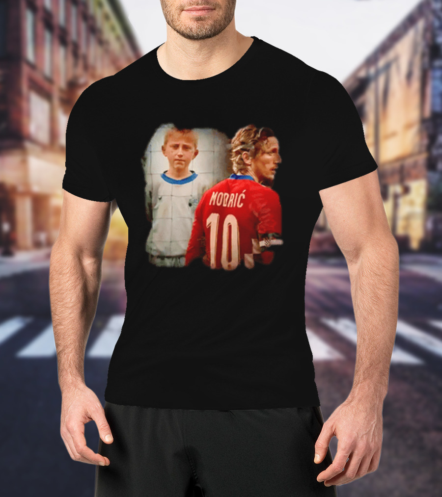 Luka Modrić Croatia National Team The Last Dance Young Modrić 10 T-Shirt