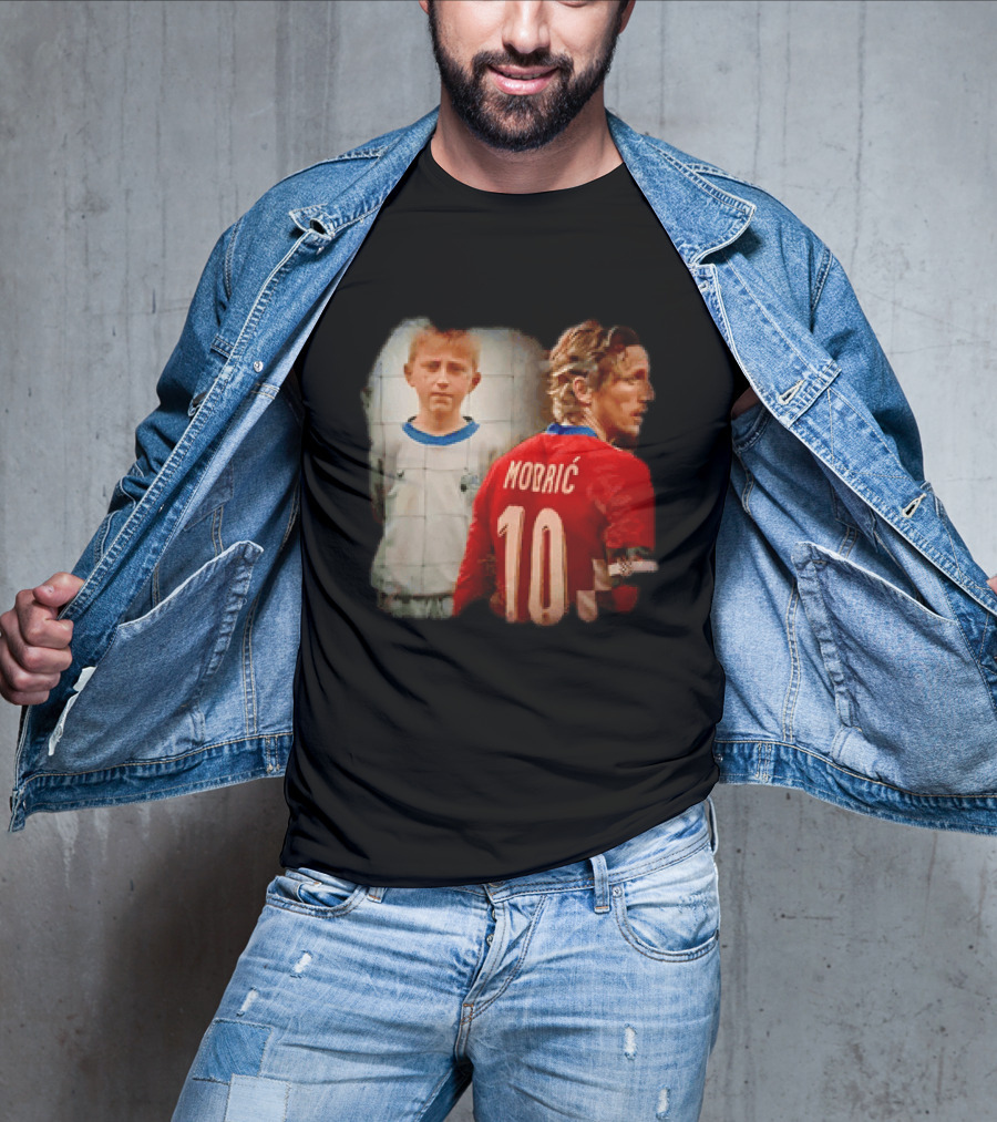 Luka Modrić Croatia National Team The Last Dance Young Modrić 10 T-Shirt