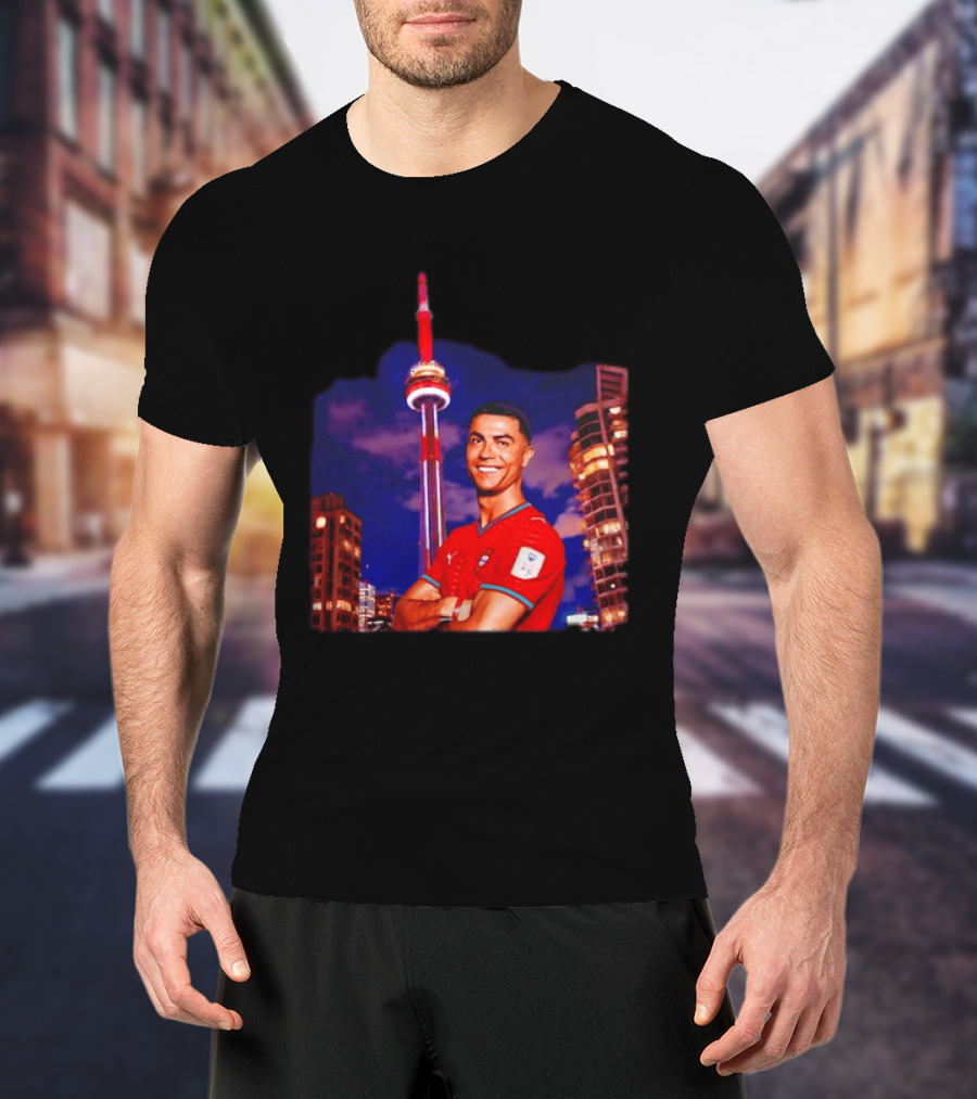 Cristiano Ronaldo Portugal National Team Iconic Victory Celebration T-Shirt