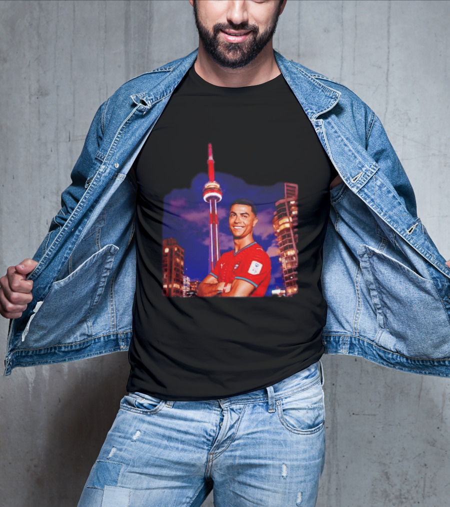 Cristiano Ronaldo Portugal National Team Iconic Victory Celebration T-Shirt