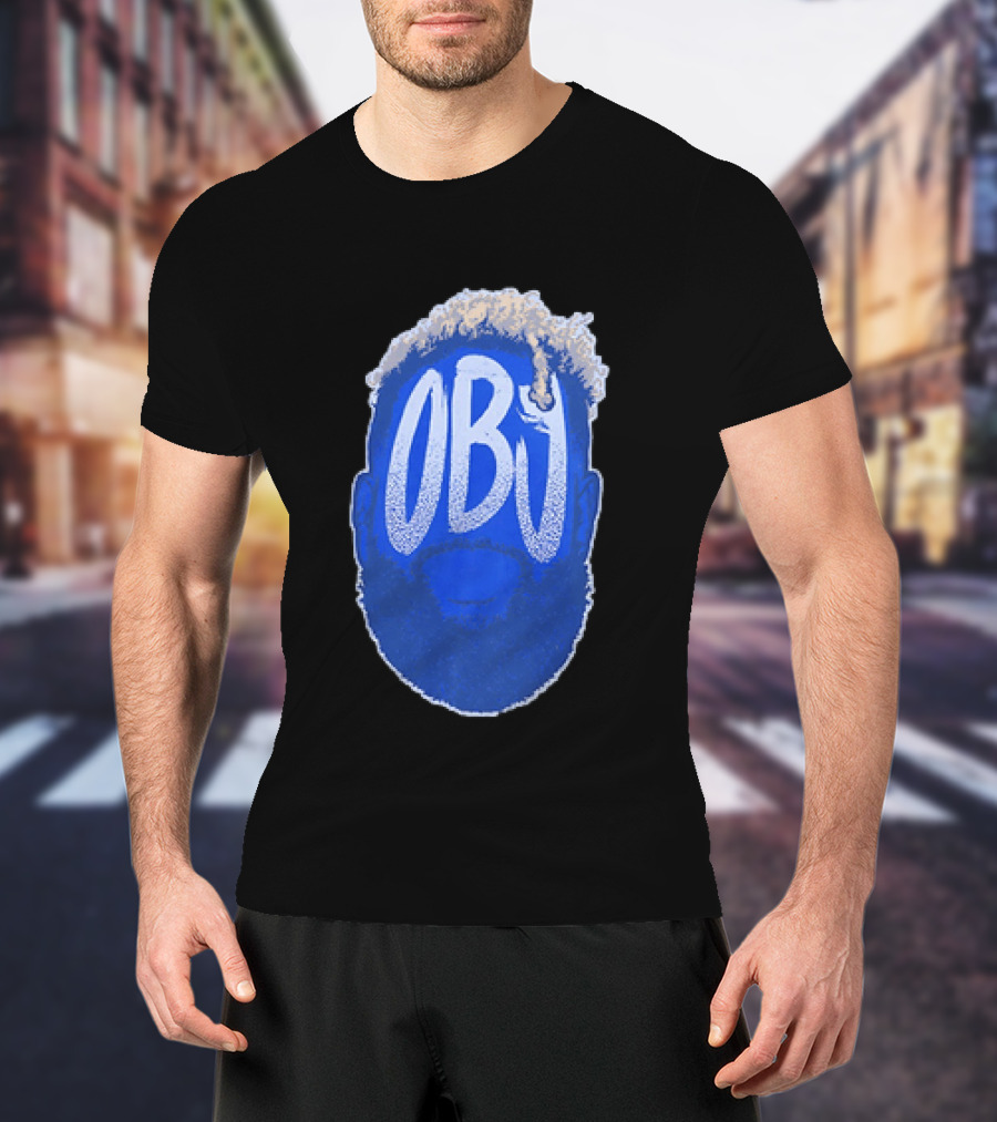 OBJ Odell Beckham Jr Big Head New York Giants T-Shirt