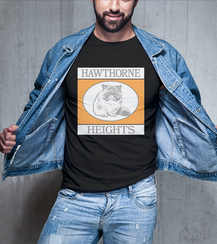 Hawthorne Heights Victorious Kitty Emo Band Feline T-Shirt