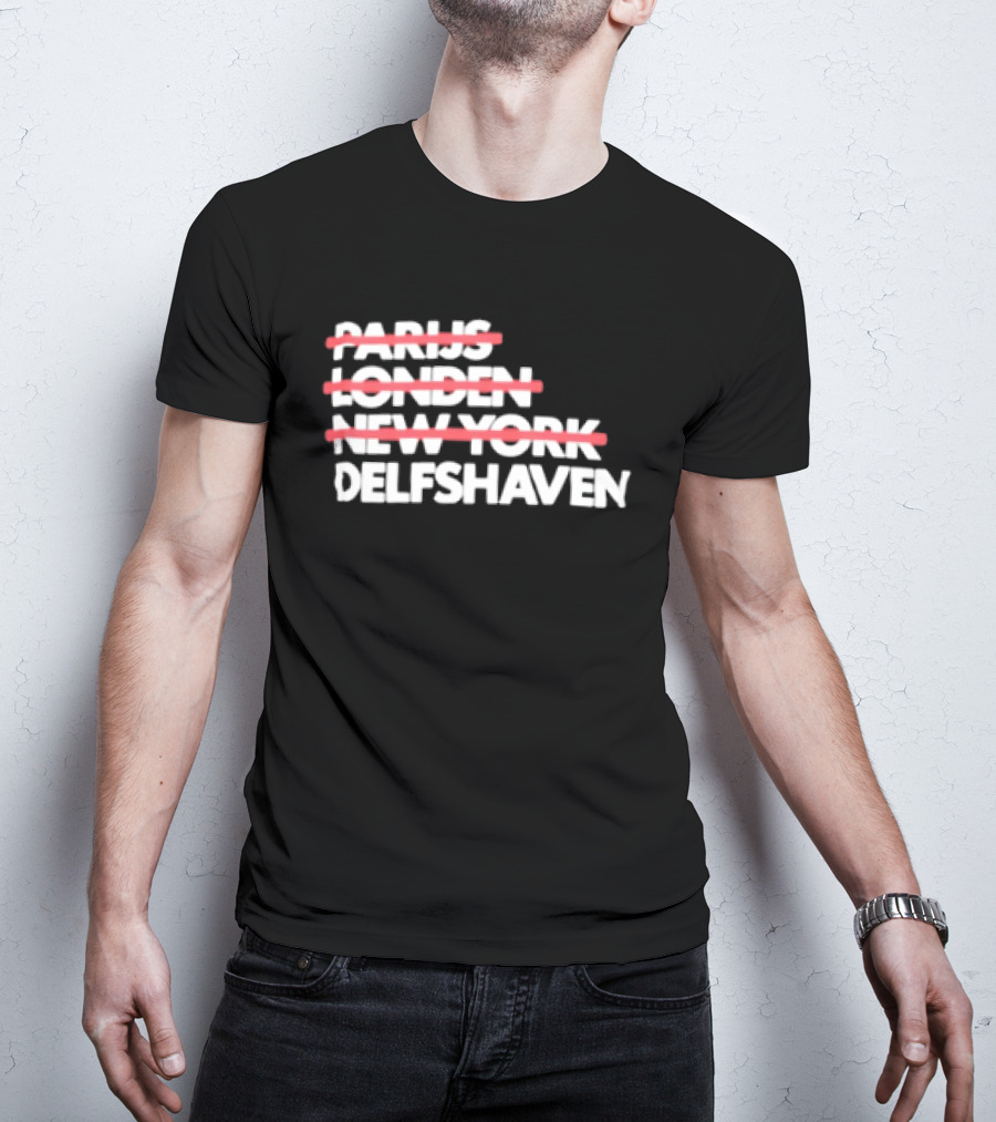 Parijs Londen New York Delfshaven Rotterdam T-Shirt