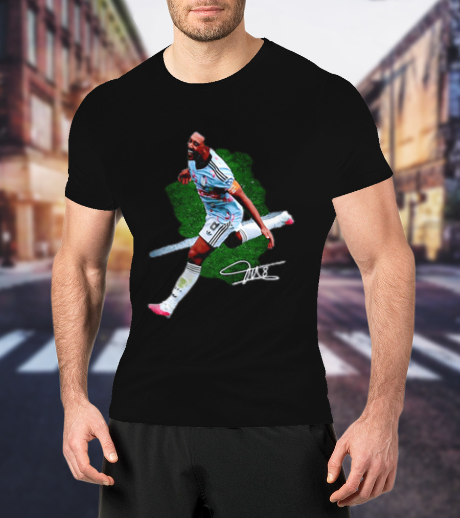 Youri Tielemans Belgium National Football Player Running Celebration T-Shirt