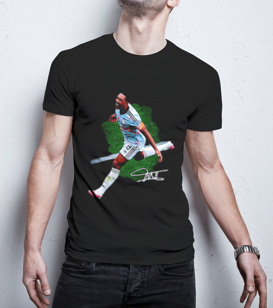 Youri Tielemans Belgium National Football Player Running Celebration T-Shirt