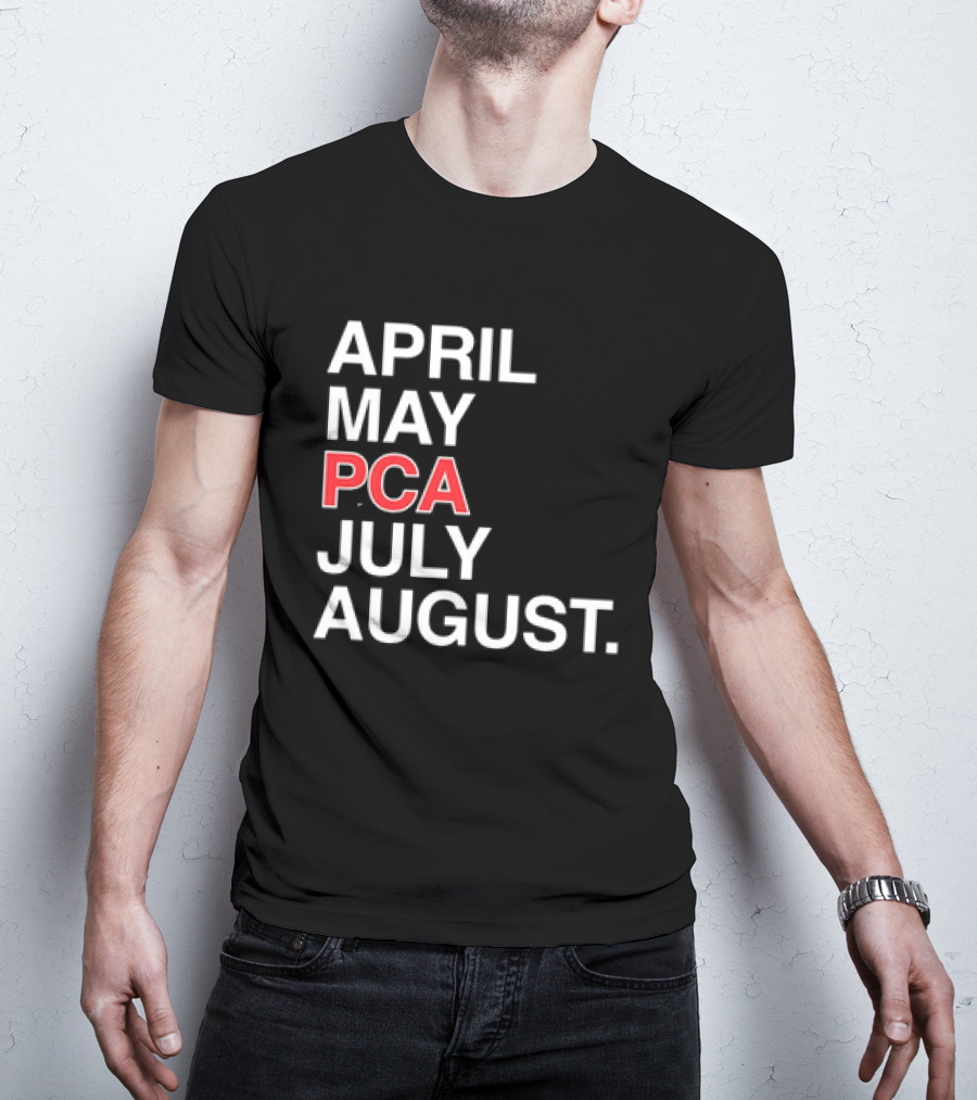 Pete Crow Armstrong PCA Chicago Cubs April May July August Calendar T-Shirt
