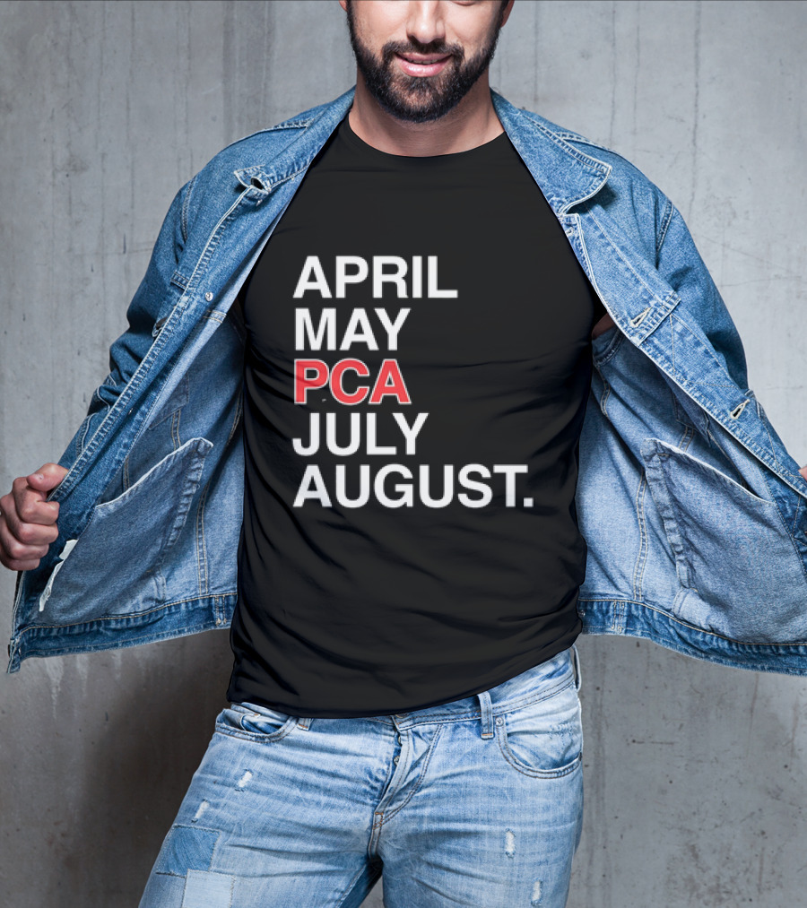 Pete Crow Armstrong PCA Chicago Cubs April May July August Calendar T-Shirt