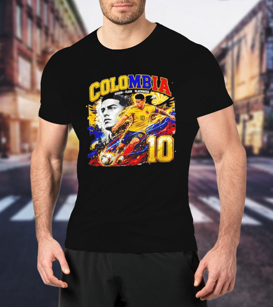 Colombia Vision Flair Playmaker 10 T-Shirt