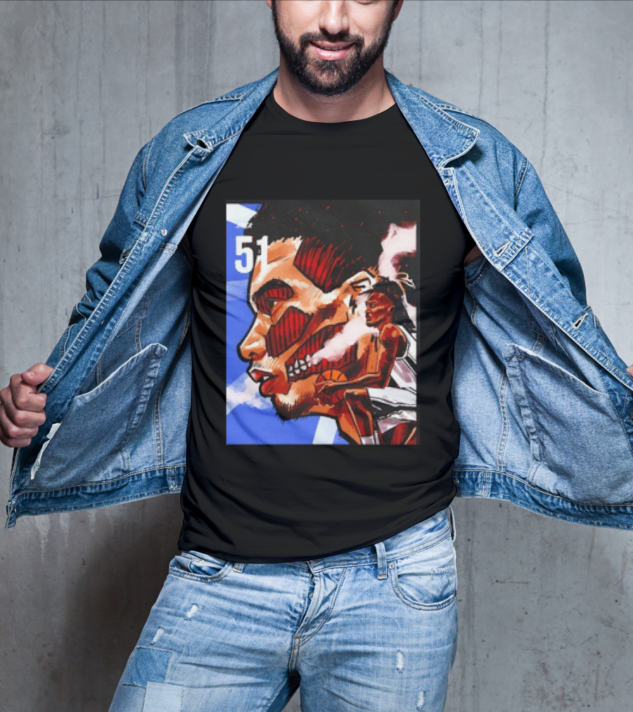 51 Wembanyama Anime San Antonio Spurs Alien T-Shirt