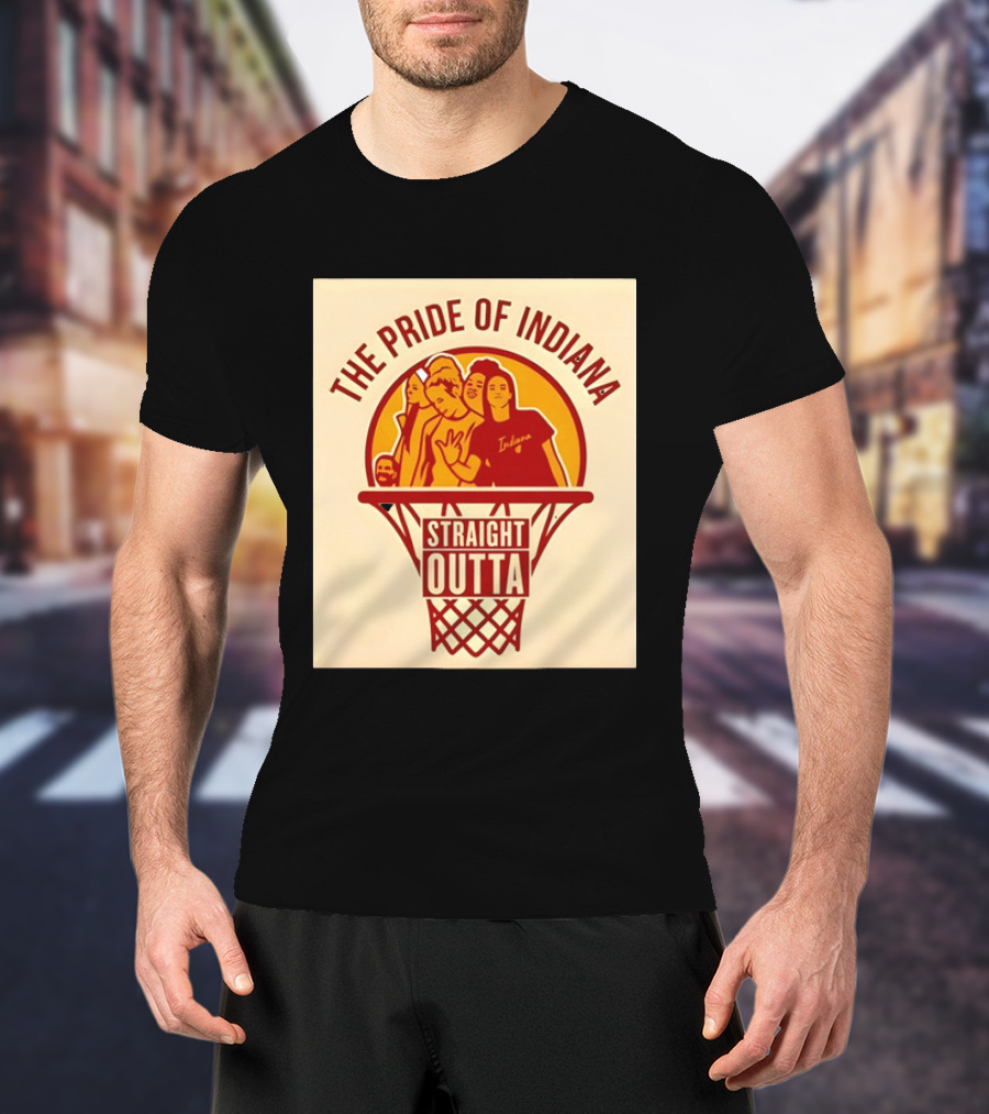 The Pride Of Indiana Straight Outta WNBA Basketball 2026 T-Shirt