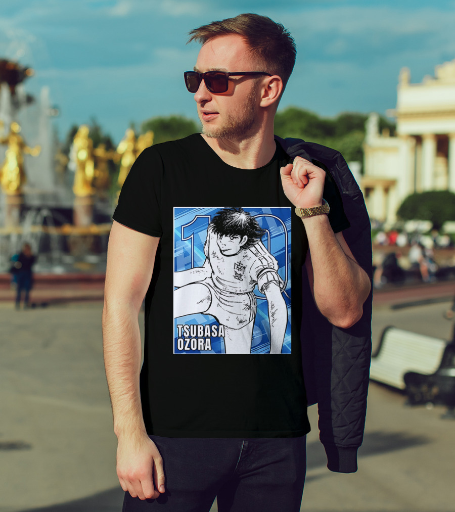Tsubasa Ozora Nankatsu 10 Captain Tsubasa Anime Manga Series T-Shirt