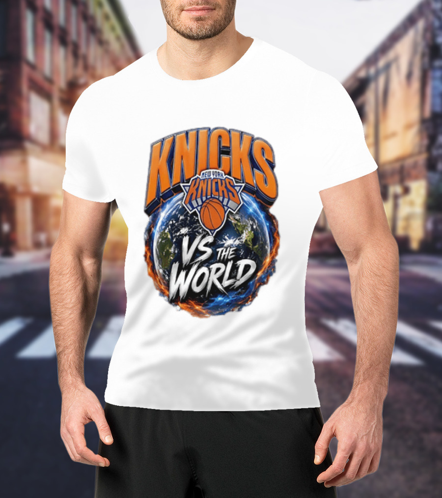 Knicks New York VS The World Basketball Team T-Shirt