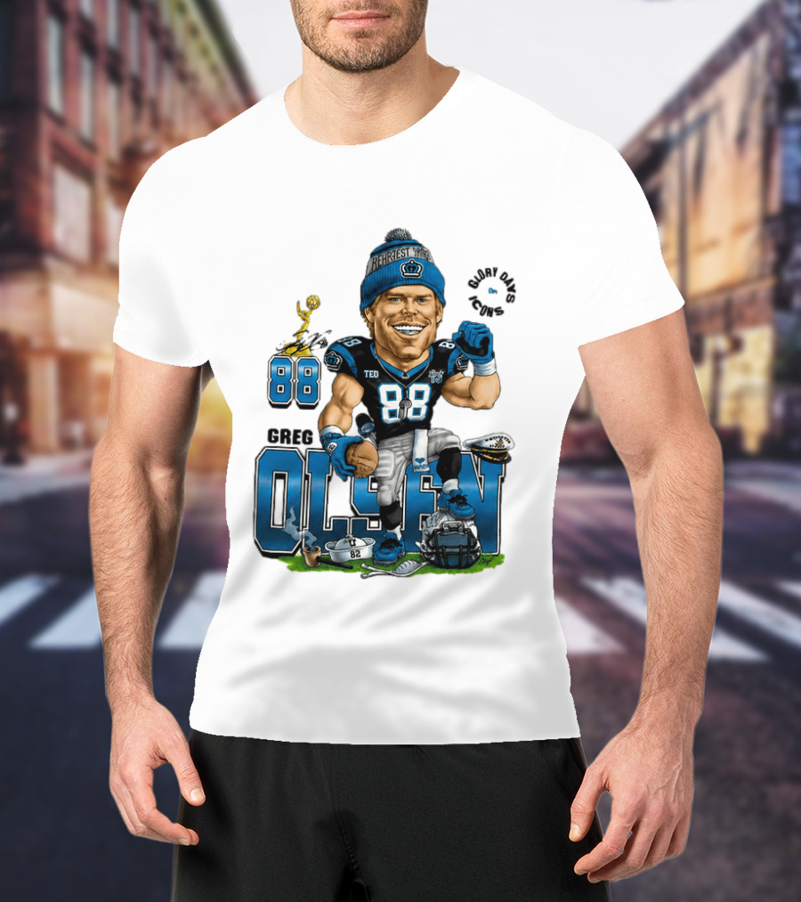 Greg Olsen Glory Days 88 Rehrest Sports T-Shirt