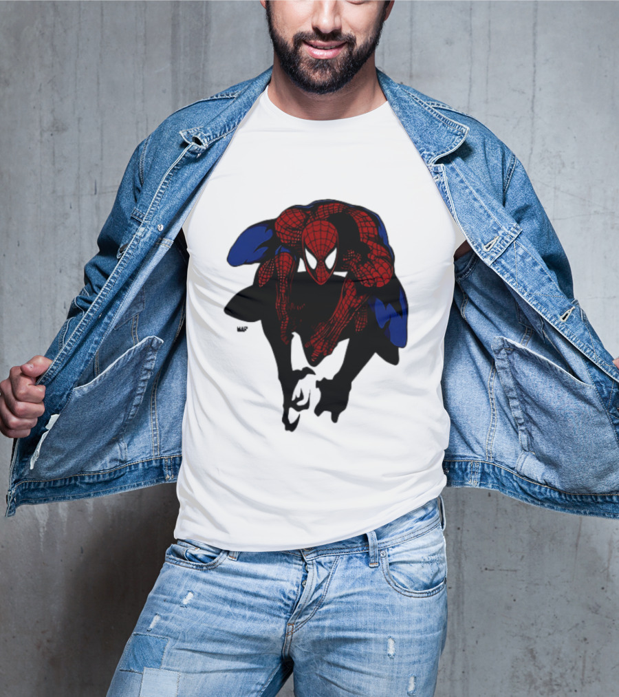 Spider Man Marvel Comics Dynamic Action Pose T-Shirt