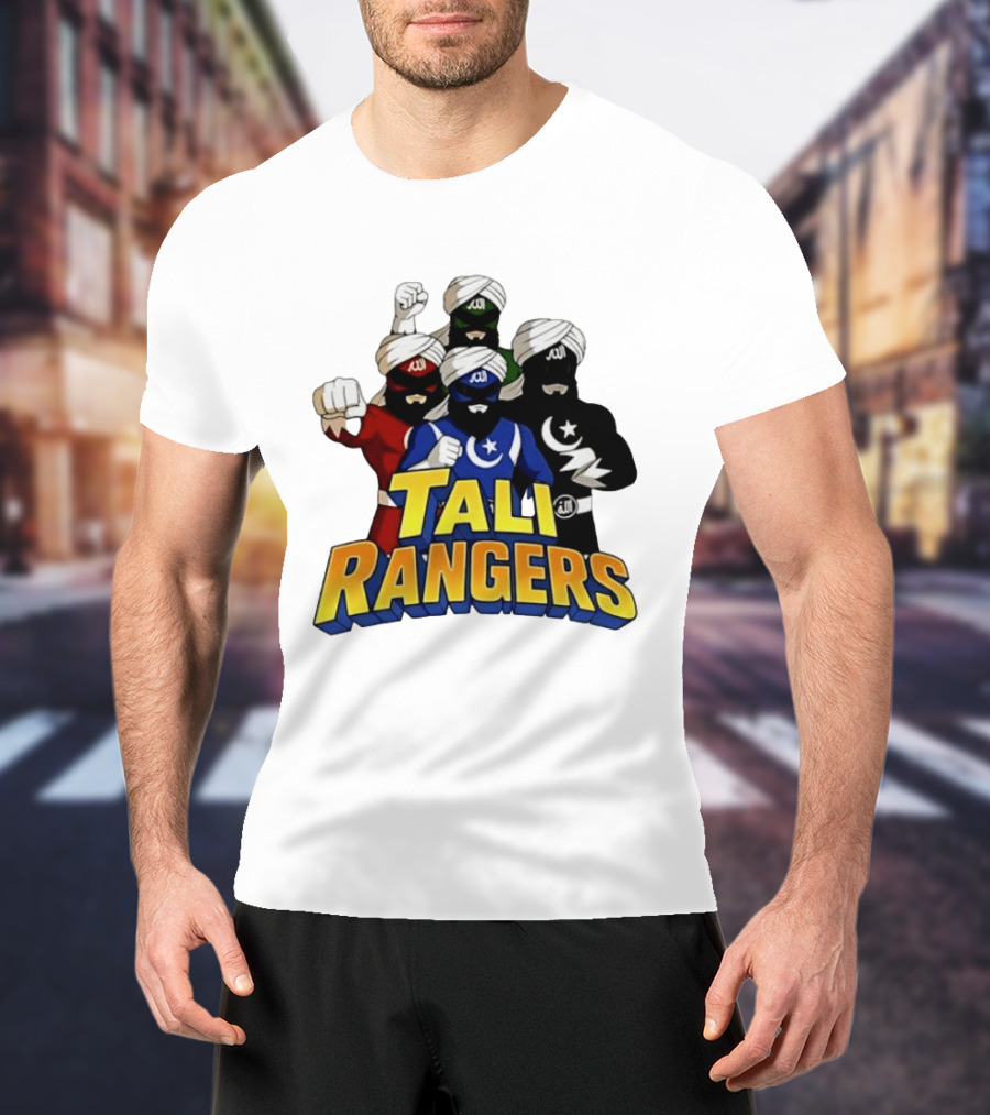 Tali Rangers Turban Wearing Superhero Group T-Shirt