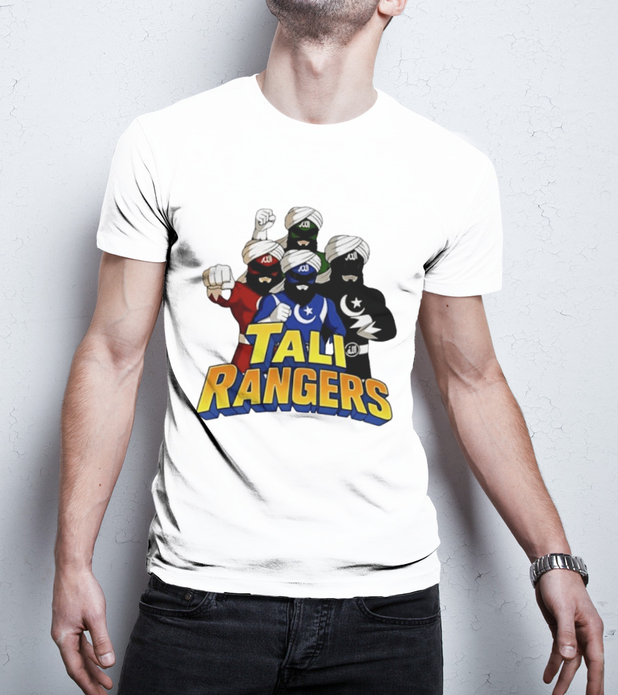 Tali Rangers Turban Wearing Superhero Group T-Shirt