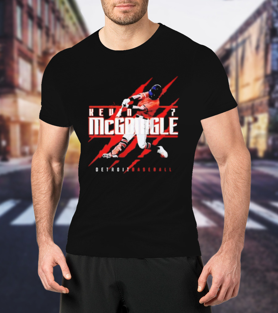 Kevin McGonigle Detroit Baseball Claws T-Shirt