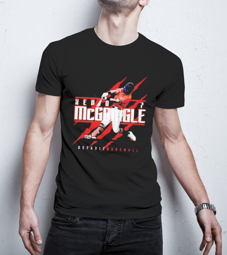 Kevin McGonigle Detroit Baseball Claws T-Shirt