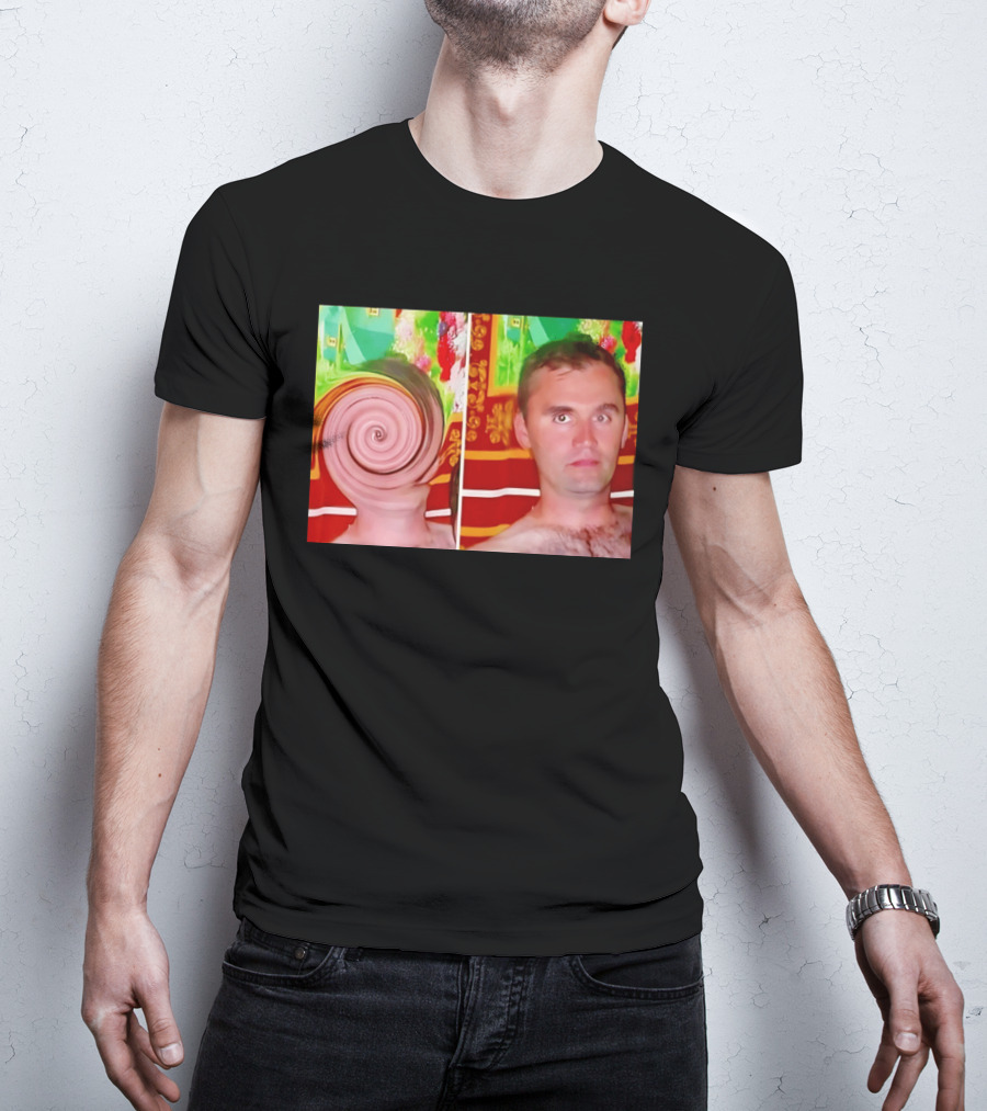 Swirly Kirk Charlie Robocough Kirkification Meme Spiral Face Effect T-Shirt