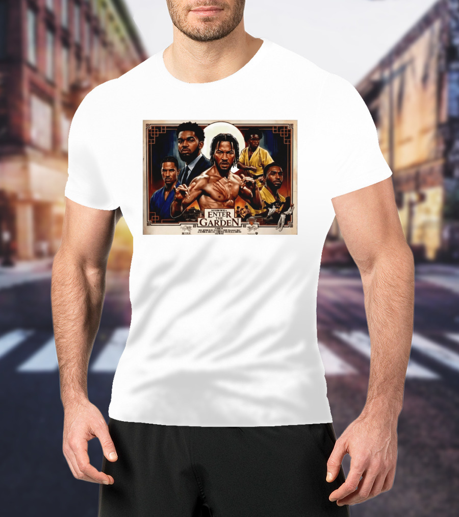 NY Knicks Enter The Garden Jalen Brunson Julius Randle Josh Hart Donte DiVincenzo T-Shirt