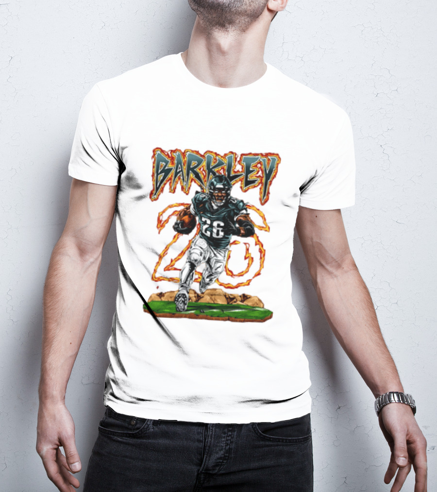 Barkley 26 Philadelphia Football Running Back T-Shirt