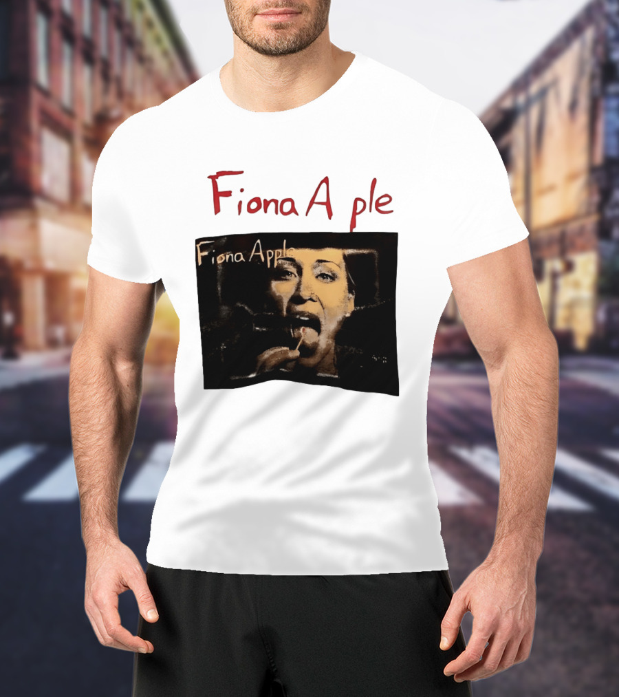 Fiona Apple Tour White Eating T-Shirt