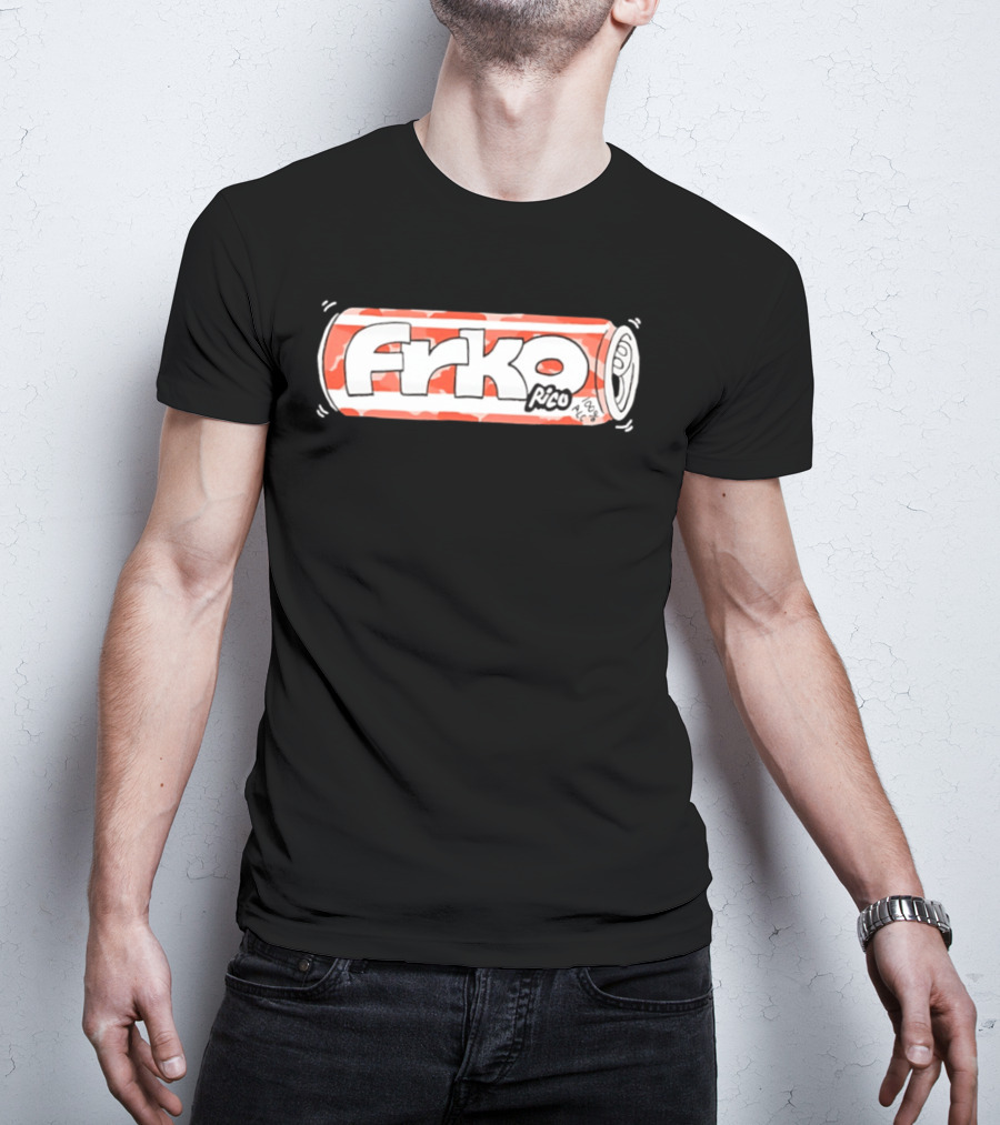 Frko Rico 100% PLC Soda Can Beverage Drink T-Shirt