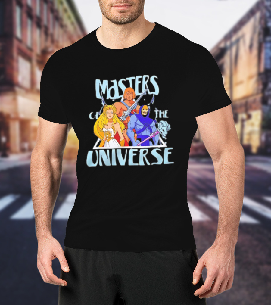 Masters Of The Universe He Man She Ra Skeletor Characters T-Shirt