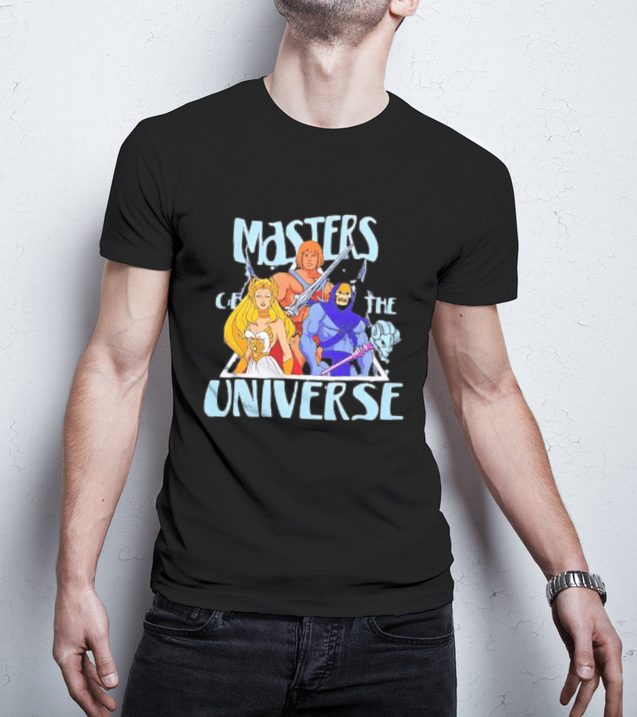 Masters Of The Universe He Man She Ra Skeletor Characters T-Shirt