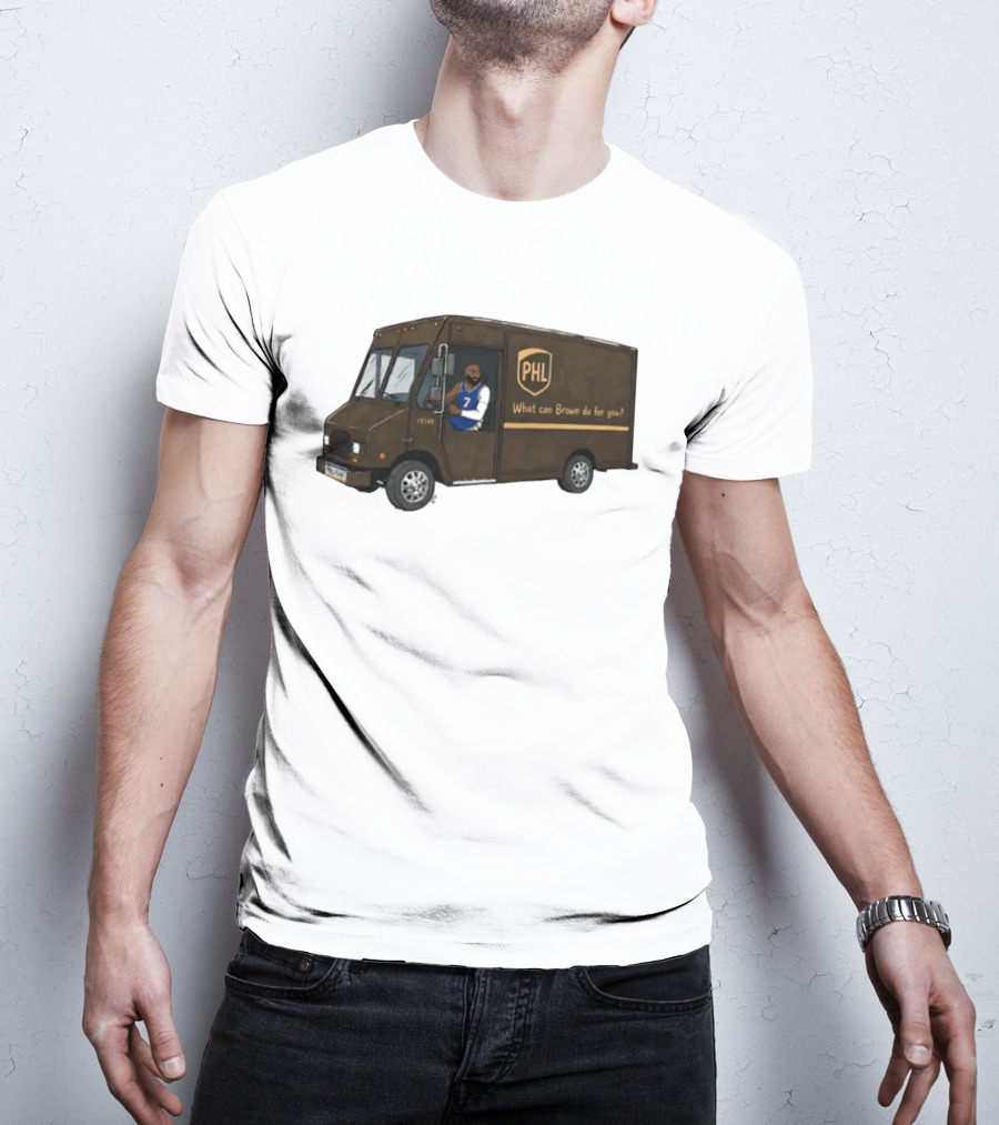 James Harden Philadelphia 76ers PHL Truck What Can Brown Do For You T-Shirt