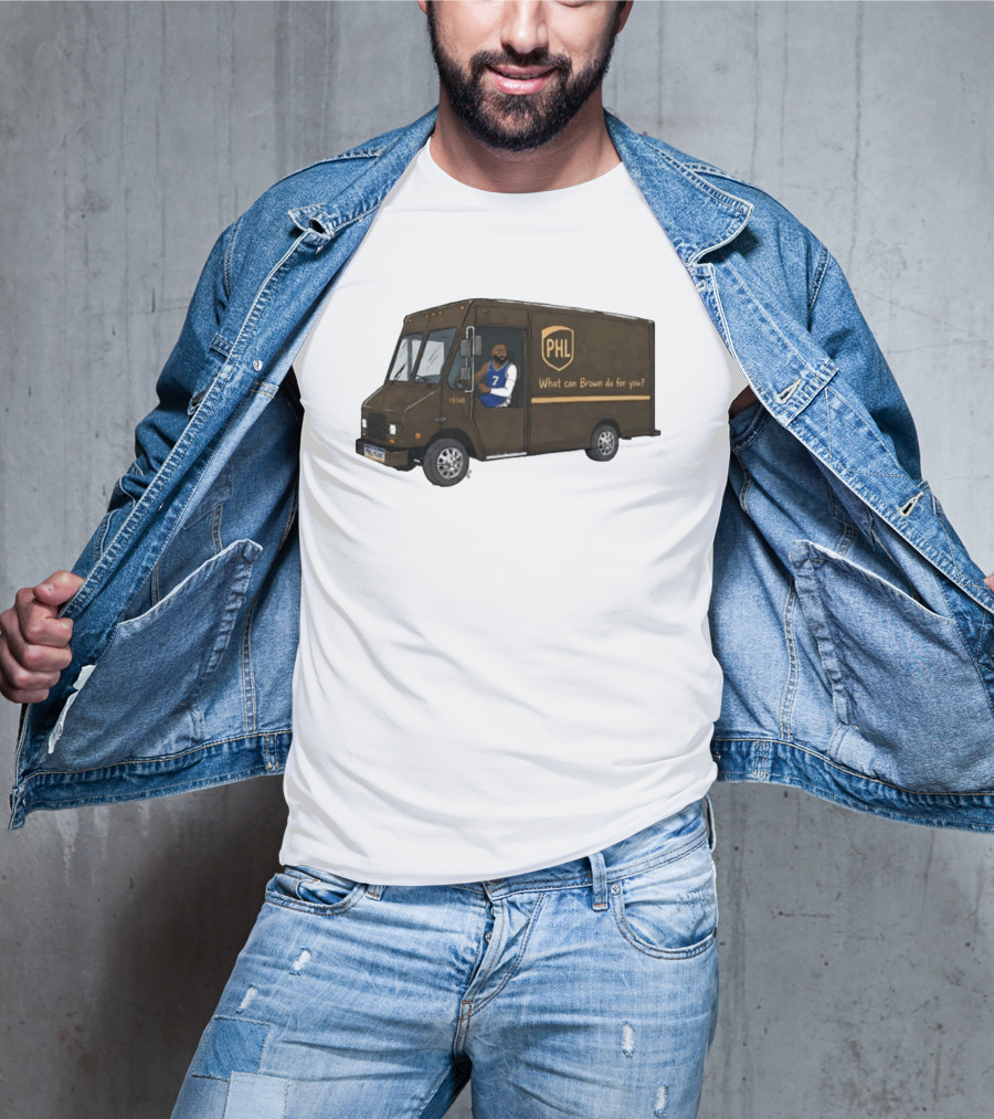 James Harden Philadelphia 76ers PHL Truck What Can Brown Do For You T-Shirt
