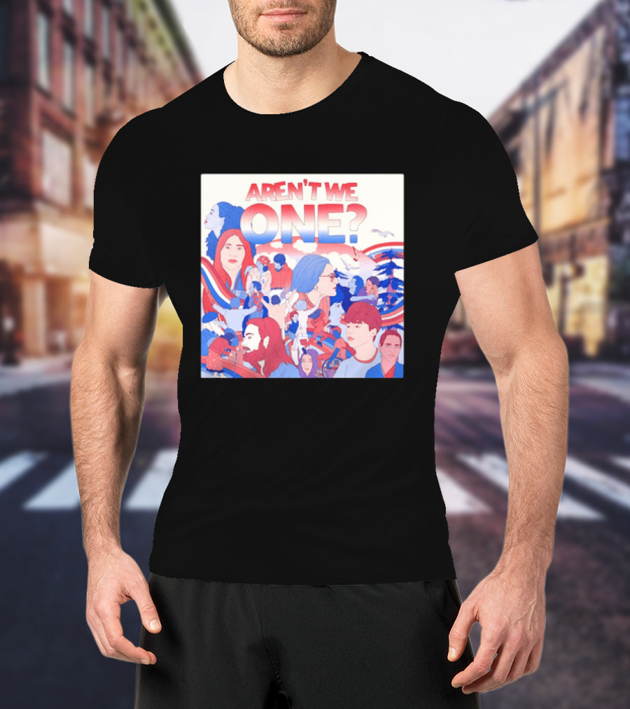 Aren't We One Colorful Community Unity Celebration T-Shirt