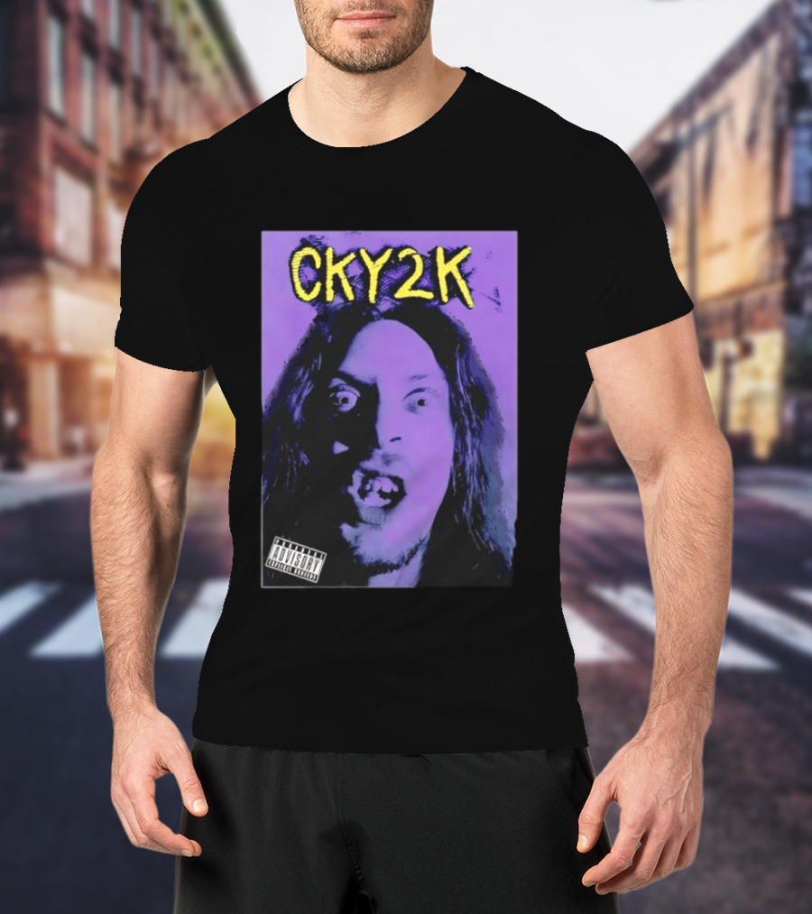 CKY2K Brandon DiCamillo Purple Cover Explicit Content T-Shirt