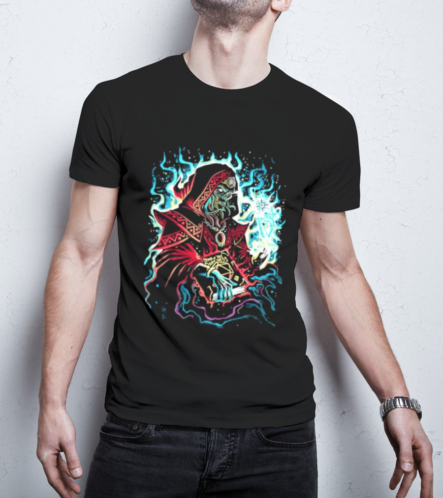 Lich Wizard Dungeons And Dragons Book Of Vile Darkness Tabletop Gaming Magic T-Shirt